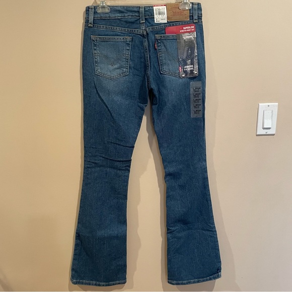 NEW Levis Superlow Stretch Bootcut 518 Jeans Size 1 Jr - Picture 3 of 10